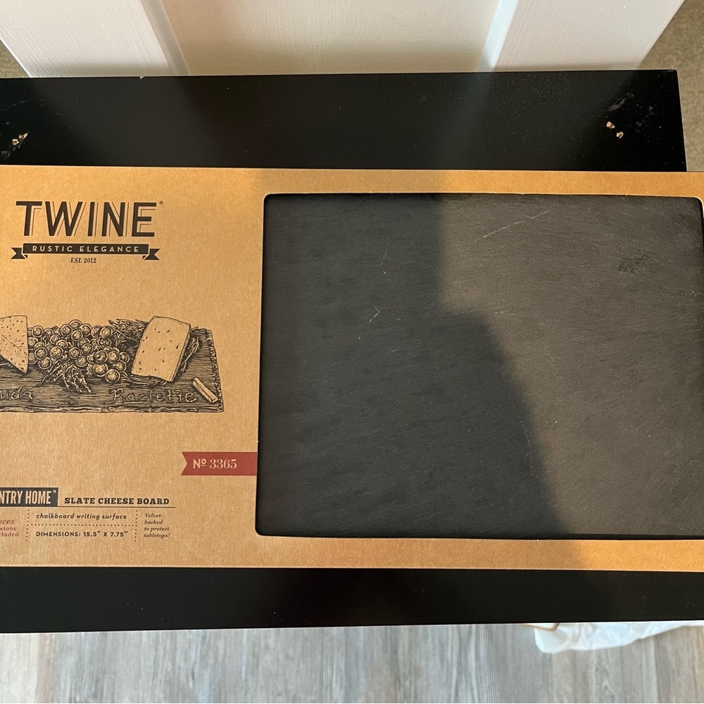 Twine Rustic Elegance slate Cheese Board